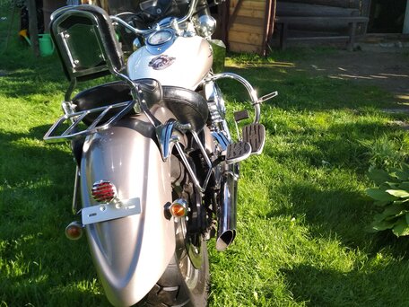 2003 Yamaha XVS1100, золотистый, 367295 рублей, вид 2