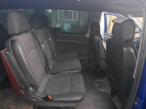 2012 Mercedes-Benz Vito 111 CDI L1 II (W639) Рестайлинг, синий - вид 36