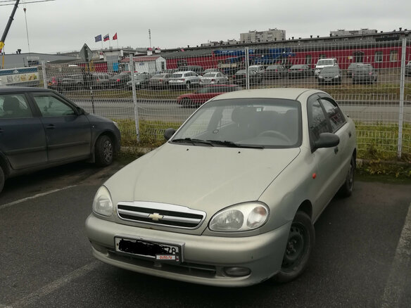 2007 Chevrolet Lanos I, серебристый - вид 1