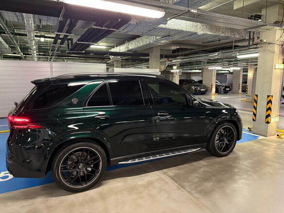 2024 Mercedes-Benz GLE AMG 53 AMG II (V167) Рестайлинг, зелёный - вид 1