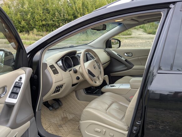 2012 Nissan Murano II (Z51) Рестайлинг 2, чёрный - вид 7