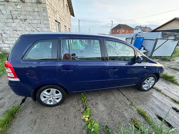 2013 Opel Zafira B Рестайлинг, синий, 980000 рублей - вид 10
