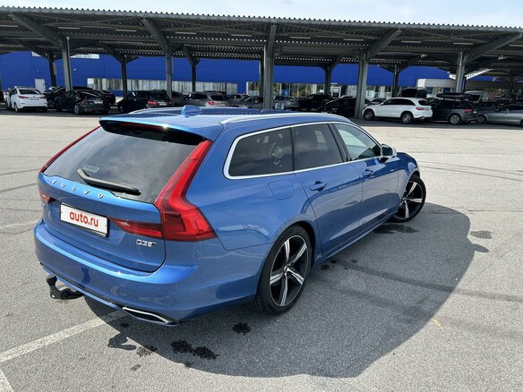 2018 Volvo V90 II, синий - вид 1