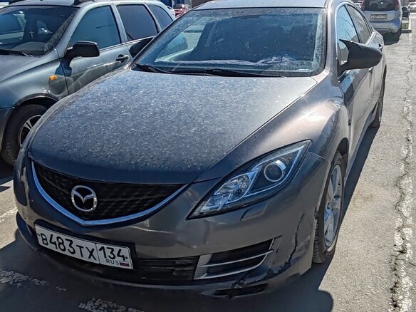 2008 Mazda 6 II (GH), серый, 650000 рублей