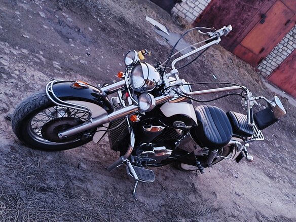 2001 Honda Shadow 750, бежевый, 430000 рублей - вид 5