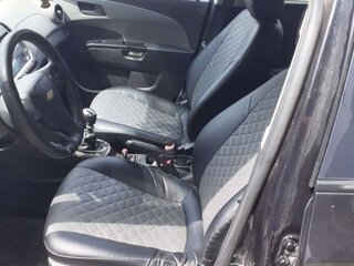 2012 Chevrolet Aveo II, чёрный, 650000 рублей, вид 4