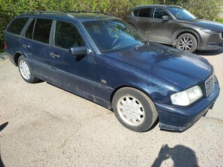 2000 Mercedes-Benz C-Класс 180 I (W202) Рестайлинг, синий, 250000 рублей, вид 2
