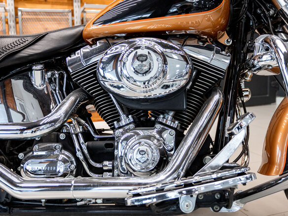 2008 Harley-Davidson Fat Boy, золотистый, 1300000 рублей - вид 5