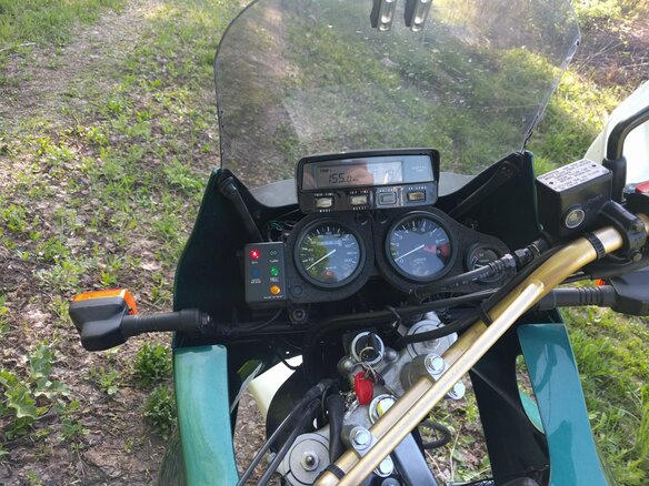 1995 Honda XRV 750 Africa Twin, зелёный - вид 15