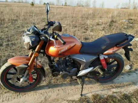 2013 Stels Flame 200, оранжевый, 80000 рублей, вид 1