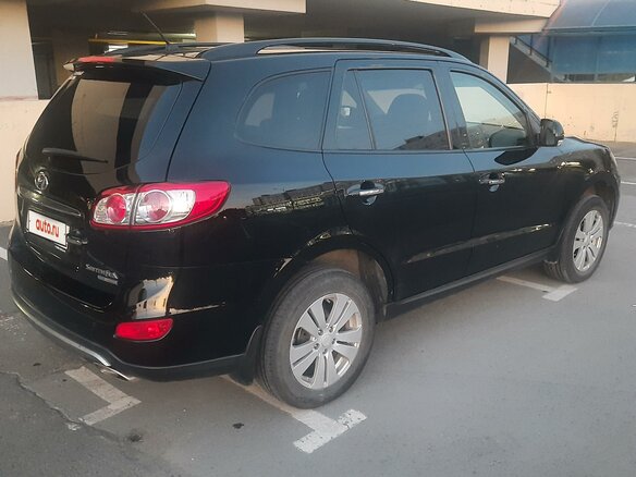 2012 Hyundai Santa Fe II Рестайлинг, чёрный, 1670000 рублей - вид 4