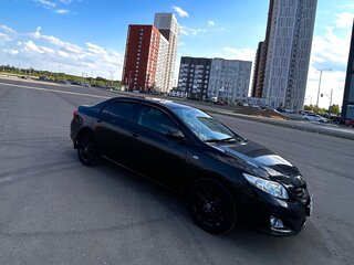 2008 Toyota Corolla AMT X (E140, E150), чёрный, 700000 рублей, вид 1