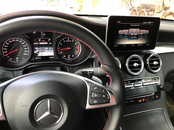 2016 Mercedes-Benz GLC AMG 43 AMG I (X253), синий - вид 4