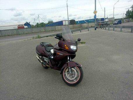 1999 Honda NT650V Deauville, пурпурный, 360000 рублей, вид 1