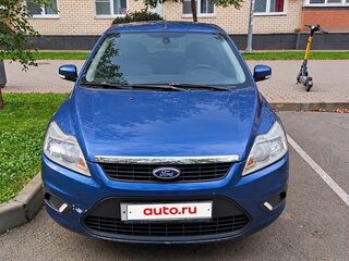 2008 Ford Focus II Рестайлинг, синий, 499990 рублей, вид 2