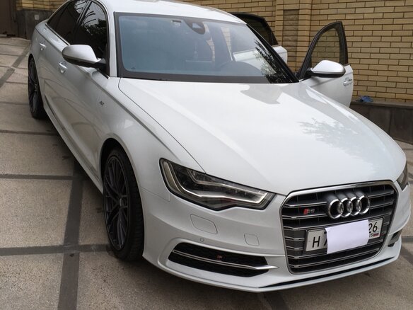 2012 Audi S6 IV (C7), белый