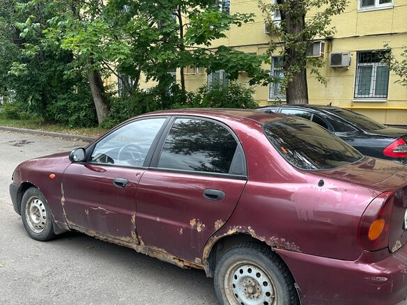 2006 Chevrolet Lanos I, пурпурный, 75000 рублей - вид 4