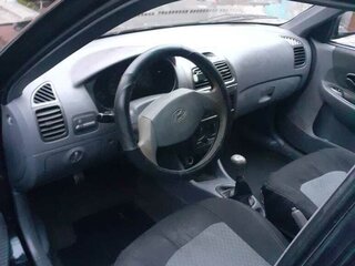 2008 Hyundai Accent ТагАЗ II, чёрный, 457000 рублей, вид 5
