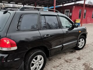 2005 Hyundai Santa Fe I, чёрный, 670000 рублей, вид 3