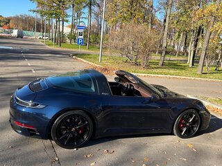 2021 Porsche 911 Targa 4S VIII (992), синий, 18650000 рублей, вид 4
