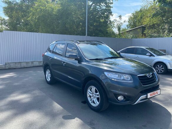 2011 Hyundai Santa Fe II Рестайлинг, серый, 1550000 рублей - вид 3