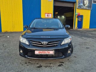 2012 Toyota Corolla X (E140, E150) Рестайлинг, чёрный, 1300000 рублей, вид 1