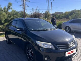 2010 Toyota Corolla X (E140, E150) Рестайлинг, чёрный, 1099000 рублей, вид 2