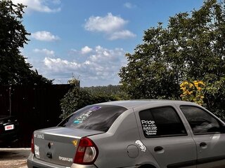 2005 Renault Symbol I Рестайлинг, серый, 270000 рублей, вид 3