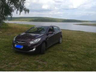 2012 Hyundai Solaris I, фиолетовый, 945000 рублей, вид 1