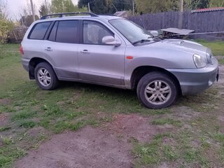 2001 Hyundai Santa Fe I, серебристый, 400000 рублей, вид 4