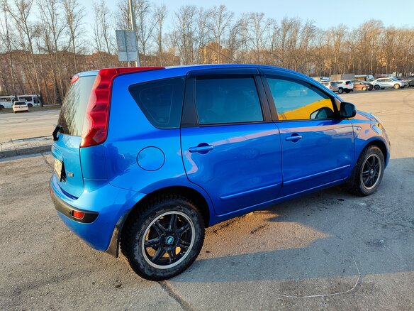 2007 Nissan Note I, синий, 630000 рублей - вид 3