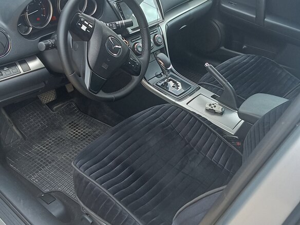 2010 Mazda 6 II (GH) Рестайлинг, серебристый, 1200000 рублей - вид 5