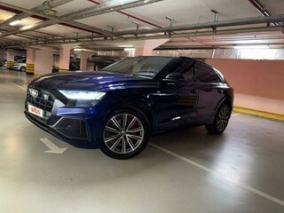 2018 Audi Q8 50 TDI I (4M), синий, 6000000 рублей, вид 1