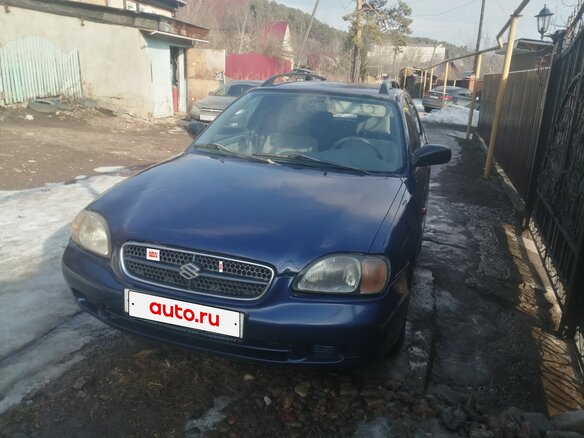 1999 Suzuki Baleno I, синий, 250000 рублей