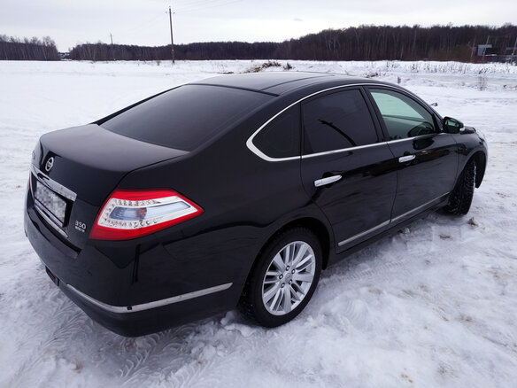2011 Nissan Teana II (J32) Рестайлинг, чёрный - вид 7