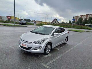 2015 Hyundai Elantra V (MD) Рестайлинг, серебристый, 1300000 рублей, вид 4