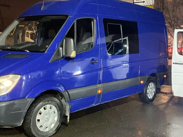 2007 Mercedes-Benz Sprinter, синий, 1250000 рублей - вид 4