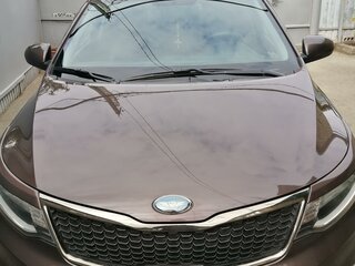 2015 Kia Rio III Рестайлинг, коричневый, 1230000 рублей, вид 2