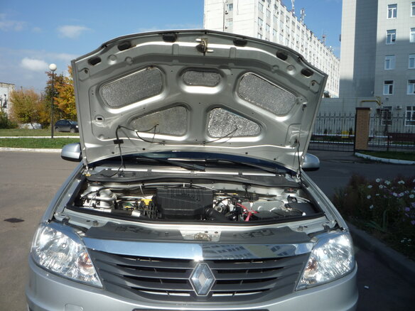 2012 Renault Logan I Рестайлинг, серебристый - вид 11