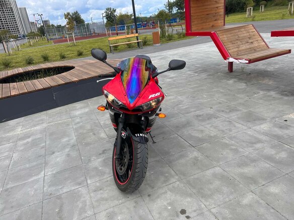 2003 Yamaha YZF-R6, пурпурный, 650000 рублей - вид 2