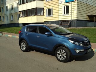 2014 Kia Sportage III Рестайлинг, синий, 1500000 рублей, вид 4