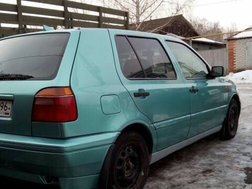 1992 Volkswagen Golf III, зелёный, 140000 рублей - вид 4