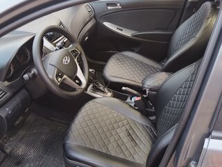2016 Hyundai Solaris I Рестайлинг, серый, 1500000 рублей, вид 4