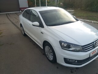 2016 Volkswagen Polo V Рестайлинг, белый, 1250000 рублей, вид 3