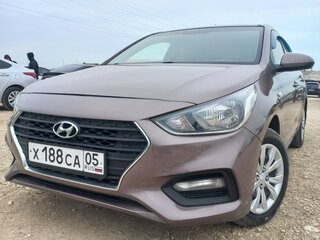 2018 Hyundai Solaris II, коричневый, 1290000 рублей, вид 4