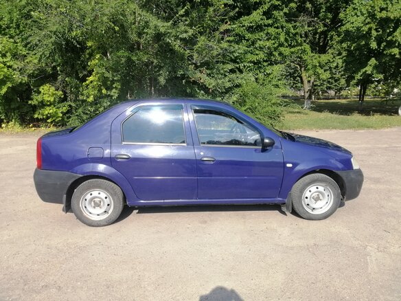 2007 Dacia Logan I, синий, 390000 рублей - вид 1