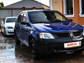 2007 Renault Logan I, синий, 490000 рублей, вид 4