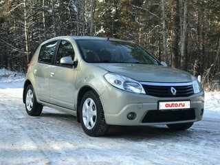 2012 Renault Sandero I, бежевый, 748000 рублей, вид 4