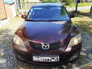 2007 Mazda 3 I (BK) Рестайлинг, красный, 650000 рублей, вид 1