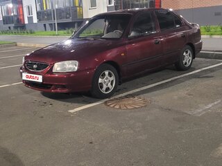 2008 Hyundai Accent ТагАЗ II, красный, 390000 рублей, вид 1